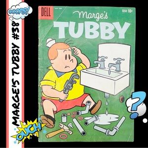 MARGE'S TUBBY #38 1960 PLUMBER COVER